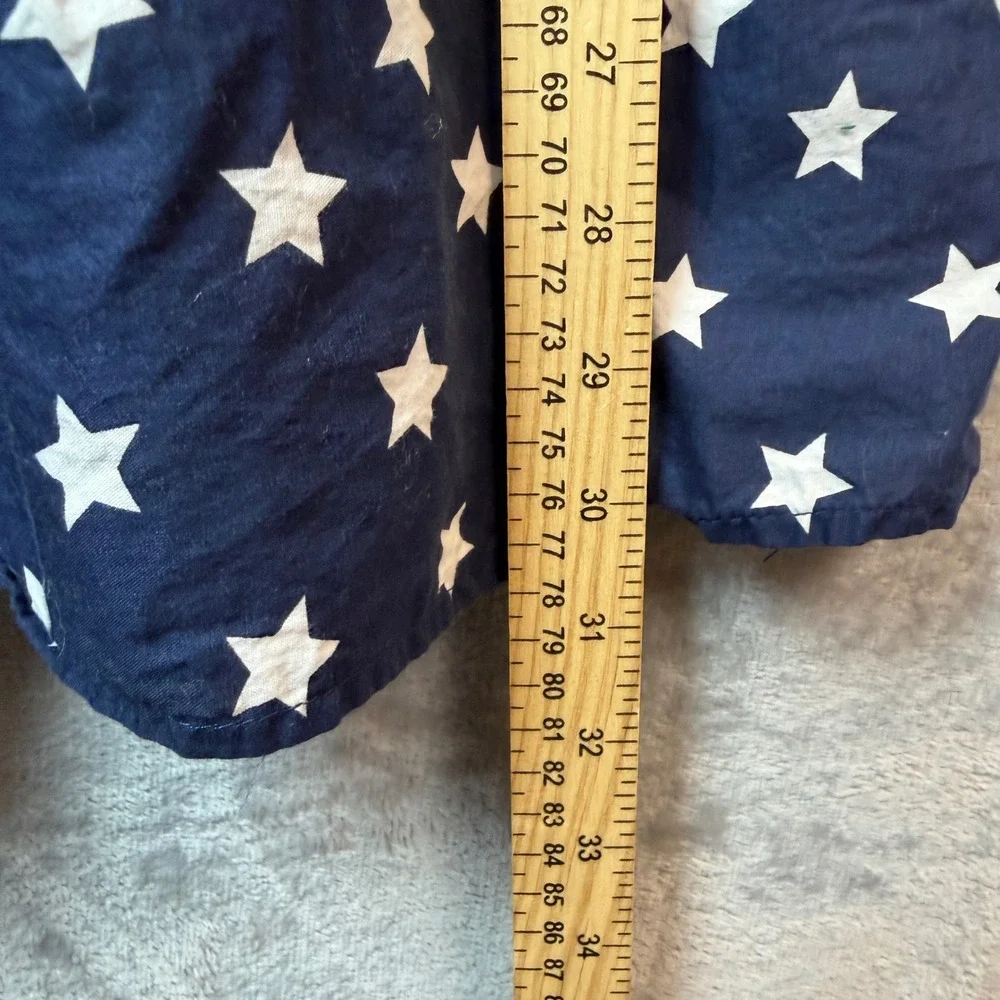 The Childrens Place Dress Girls 14 Red White Blue Stars Stripes Patriotic Summer